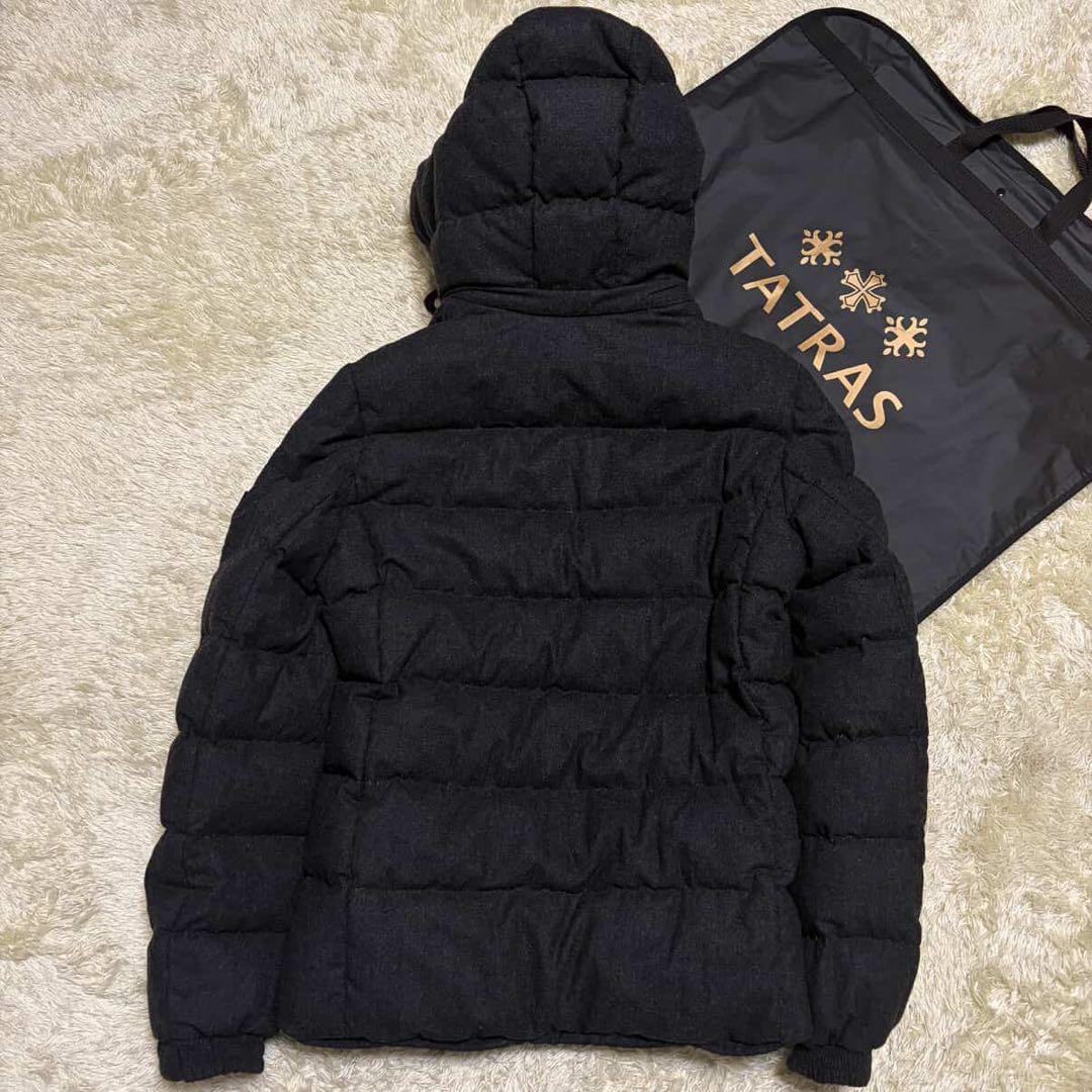 タトラス ERCOLE カシミヤ ダウンジャケット ダークグレー 03 L