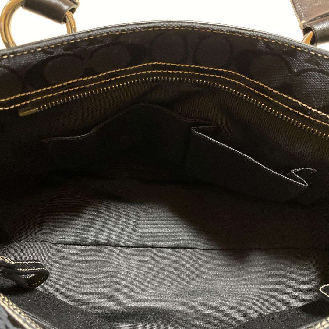 COACH コーチ　トートバッグ　ハンドバッグ　ブラック