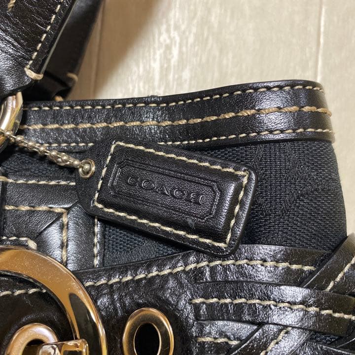 COACH コーチ　トートバッグ　ハンドバッグ　ブラック