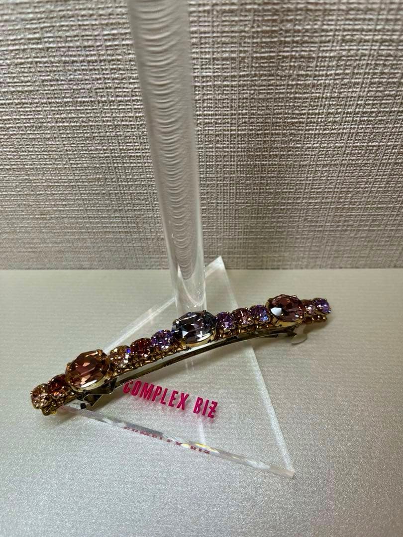 新品　コンプレックスビズ　スリムバレッタ　バレッタ　クリップ　シュシュ