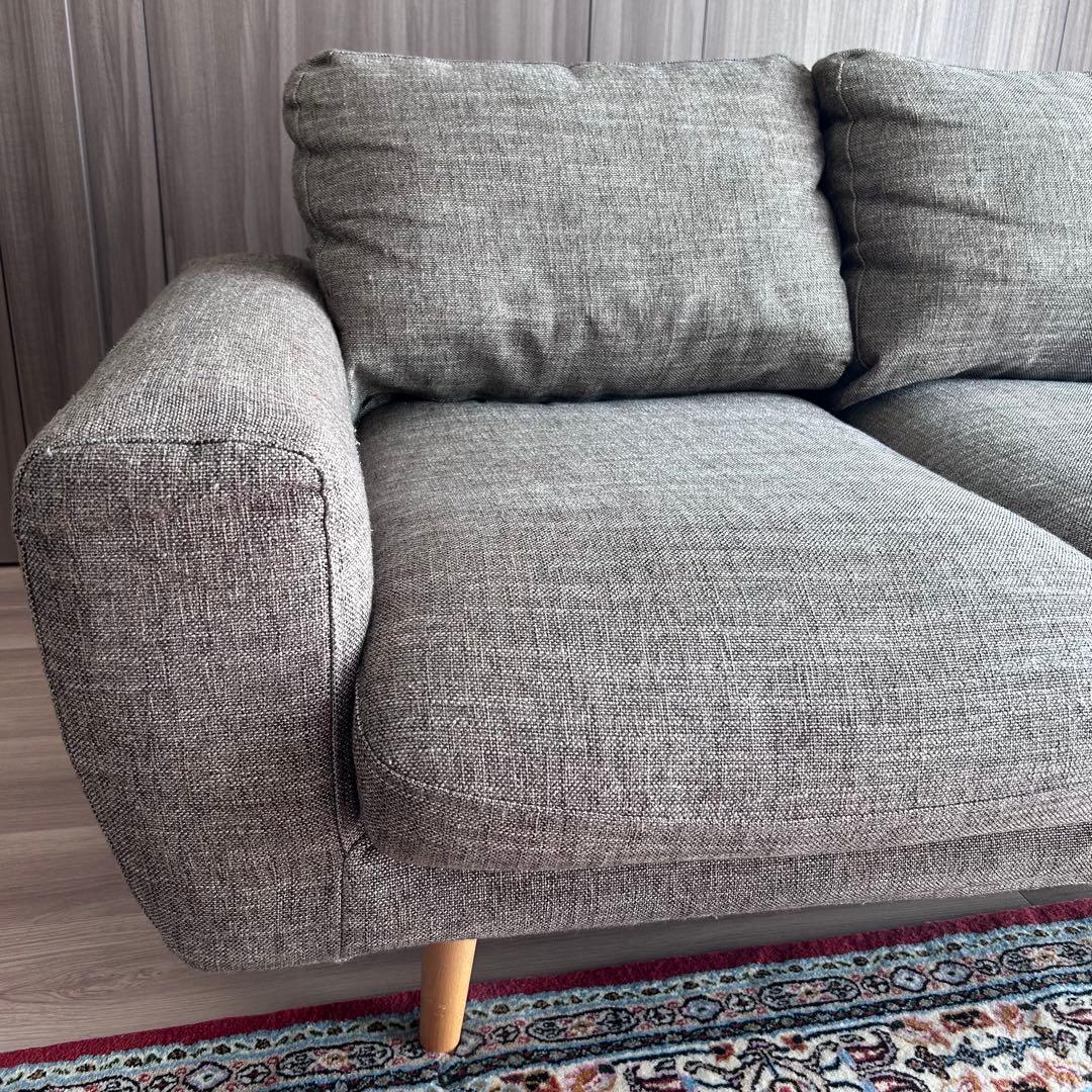 匿名配送*送料込*unico ウニコMOLN ソファ 2シーター ファブリック