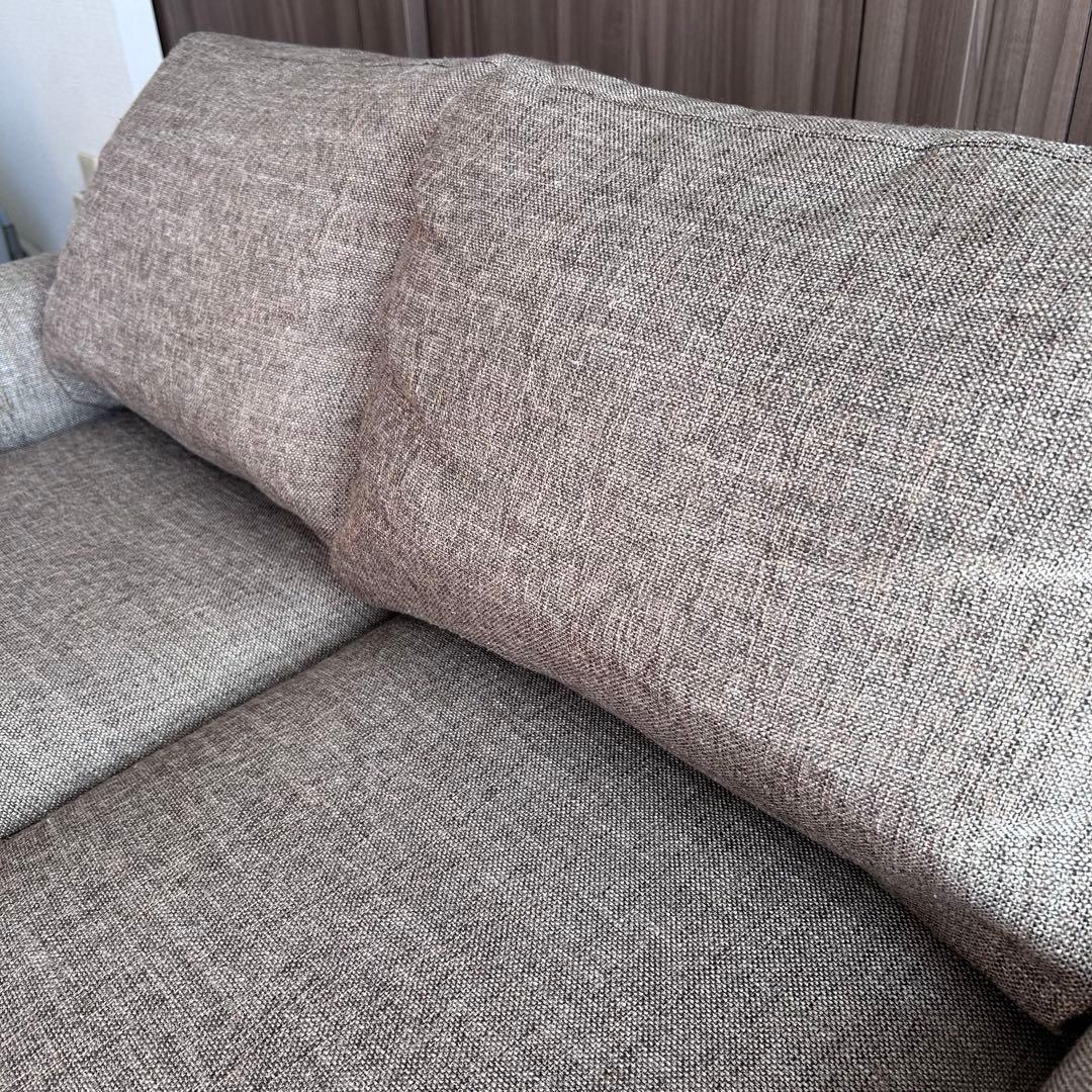 匿名配送*送料込*unico ウニコMOLN ソファ 2シーター ファブリック