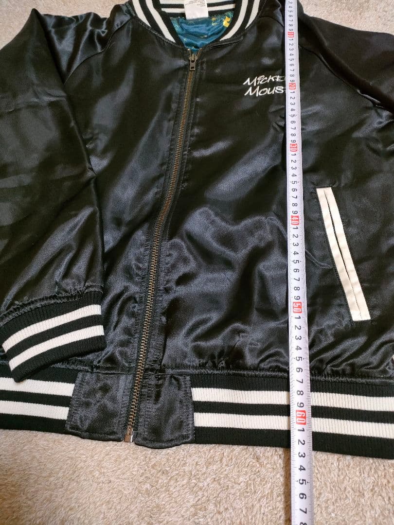 ディズニー刺繍スカジャン　【ミッキー＆フレンズ】ドラムミッキー　 レア品