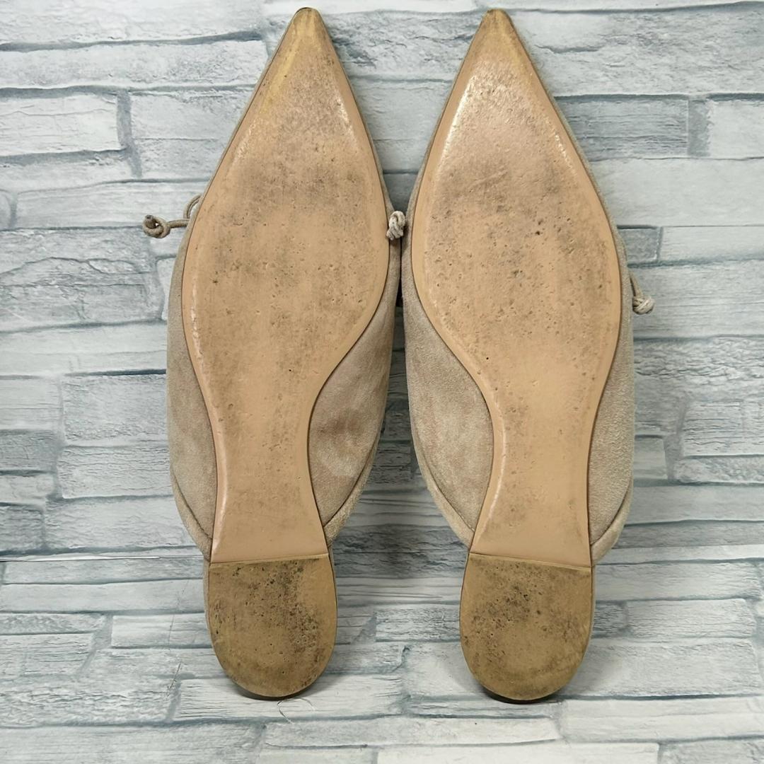 【美品】PIPPICHIC　REMY　ミュール　ベージュ　ポインテッドトゥ