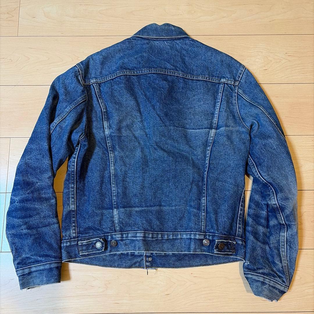70s USA製　Levi's 70505 デニムジャケット 鬼ひげ　40