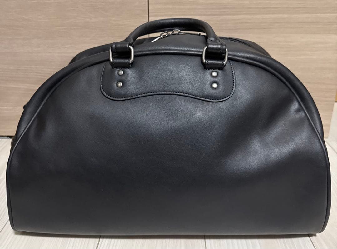 【美品】DIESEL 2way ボストンバッグ レザー ブラック 大容量