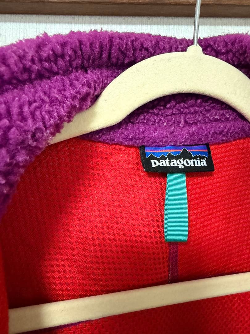 美品 patagonia レトロX フリース ベスト パープル M 2013年
