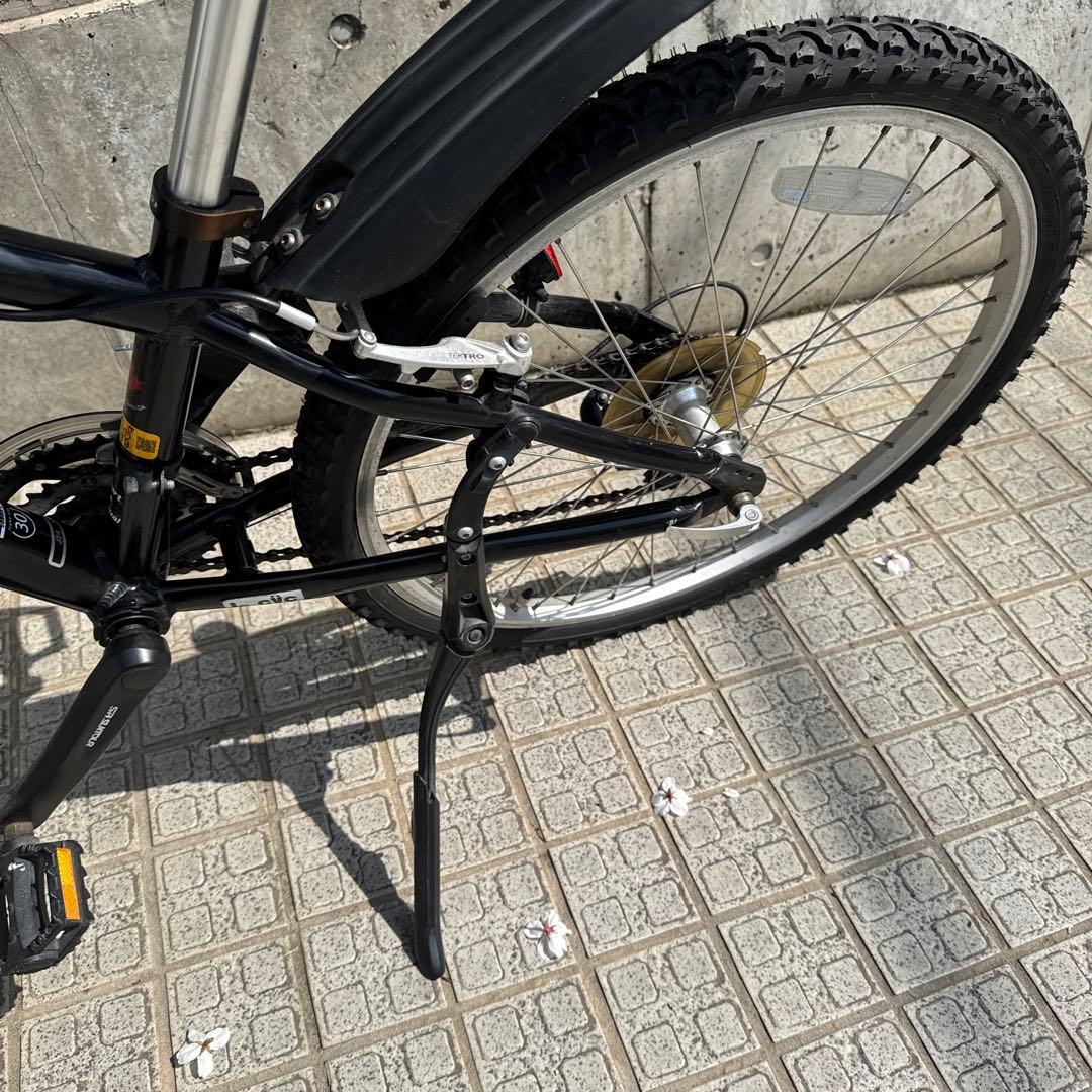 ルイガノ　24インチ　子ども用　自転車　黒