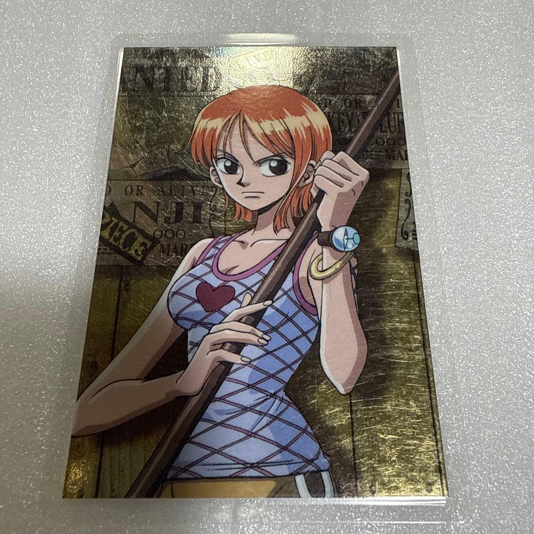 超貴重 希少 ワンピース ONE PIECE ナミ ラミネートカード 2枚