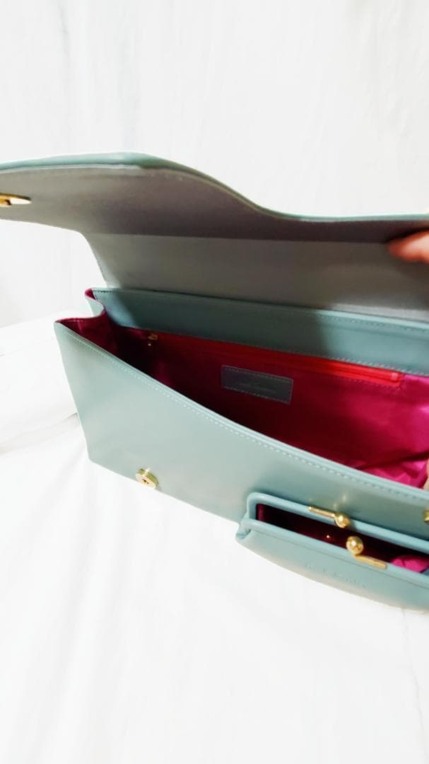 Paul Smith ミントグリーン ハンドバッグ　パーティー　結婚式