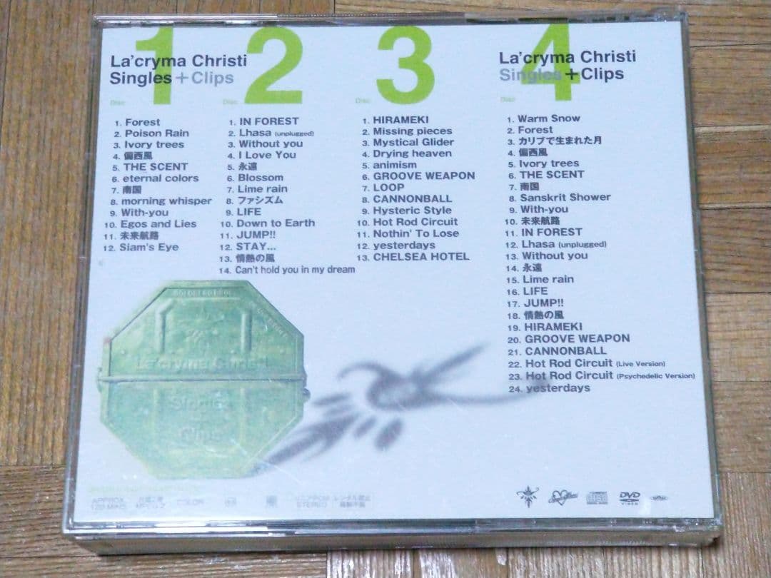 邦楽 La'cryma Christi Singles + Clips 3CD+DVD