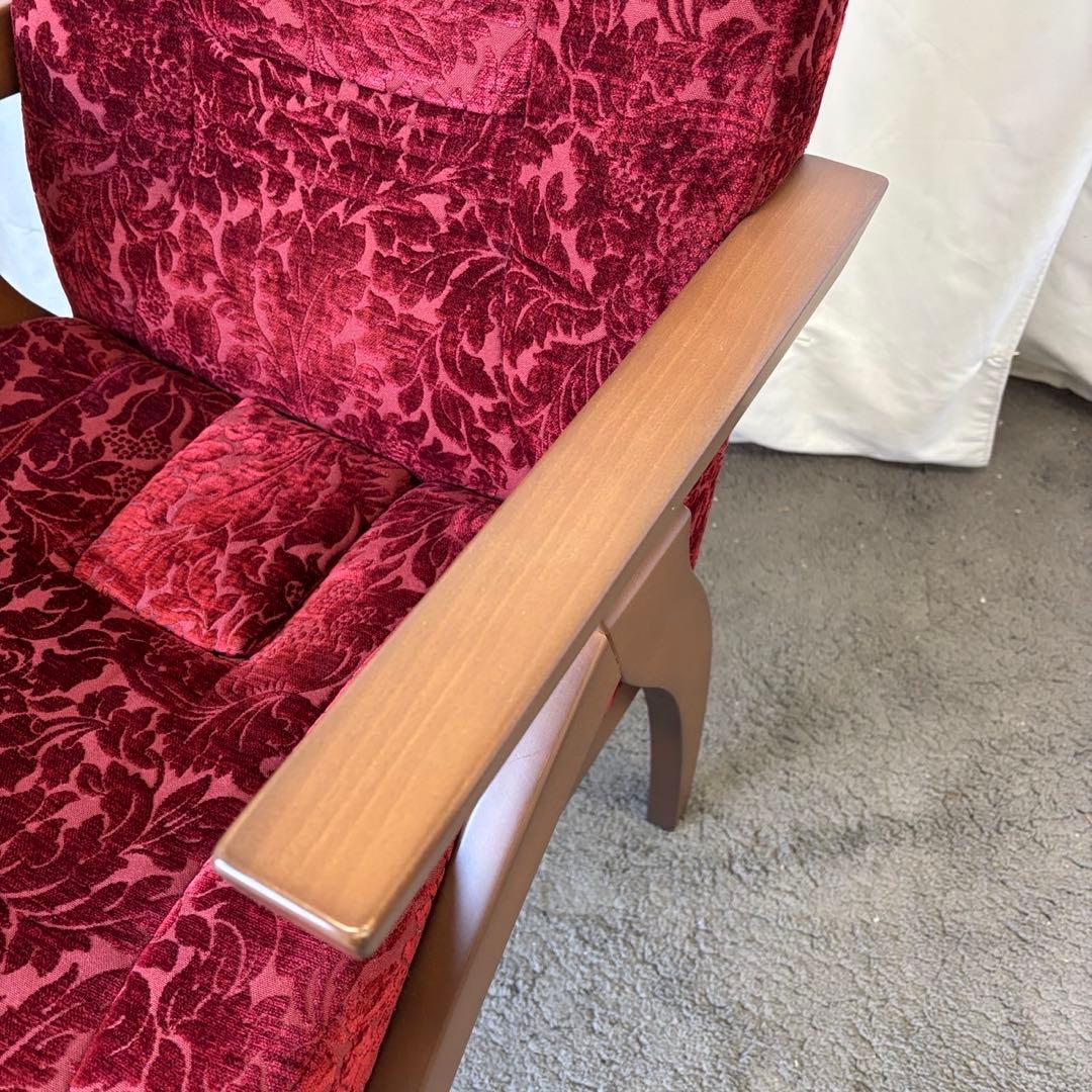 21　ポスチャーサポートチェア　PSC-IV　展示品　ボルドー　健康　腰痛対策