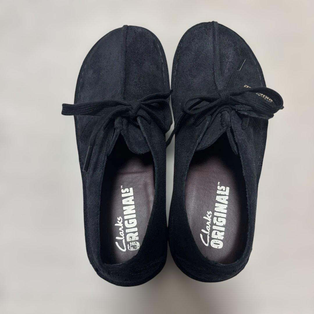 Clarks Originals ブラック Desert Trek ケア用品付き