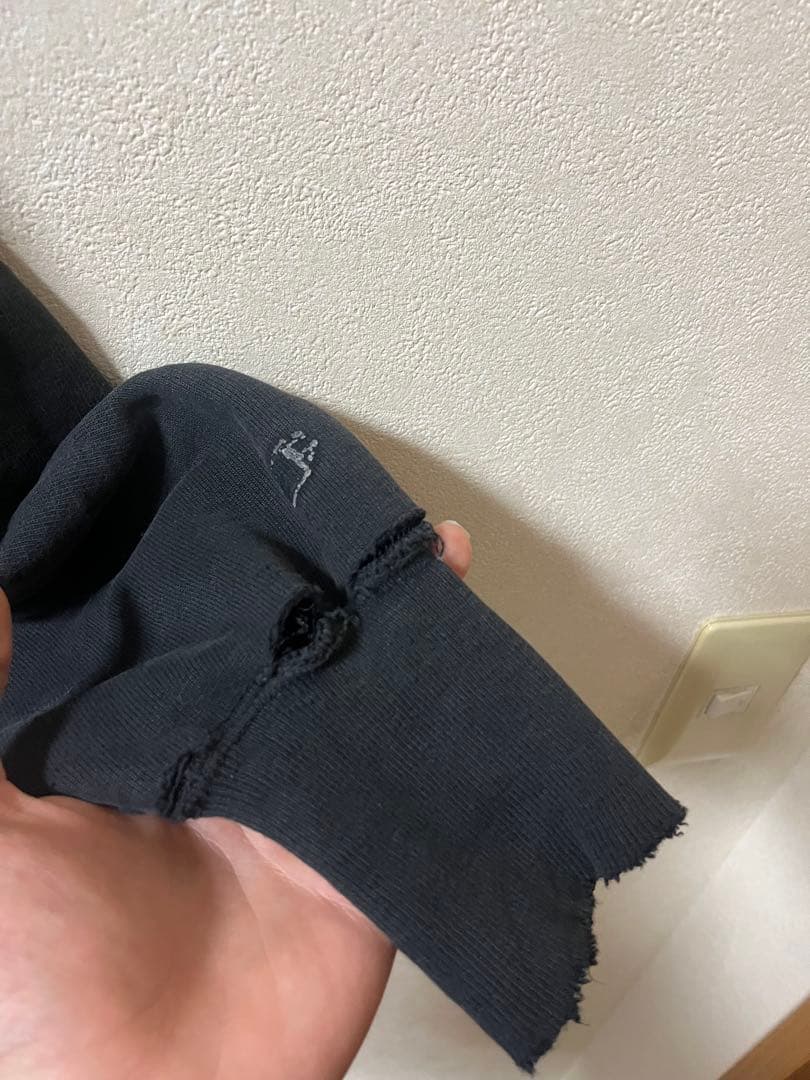 チャンピオンリバースウィーブ刺繍タグUSA