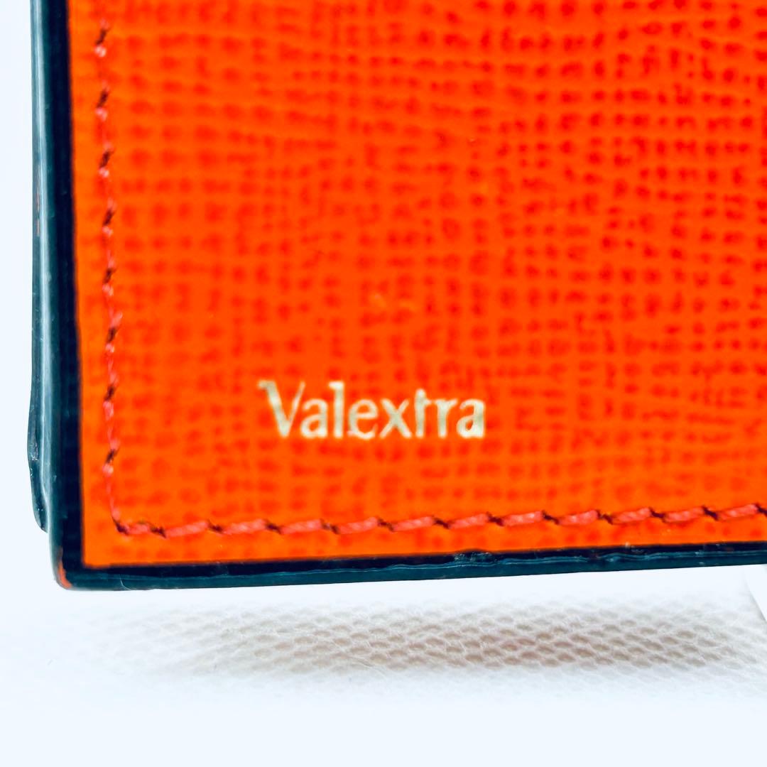 Valextra ヴァレクストラ 名刺入れ カードケース オレンジ