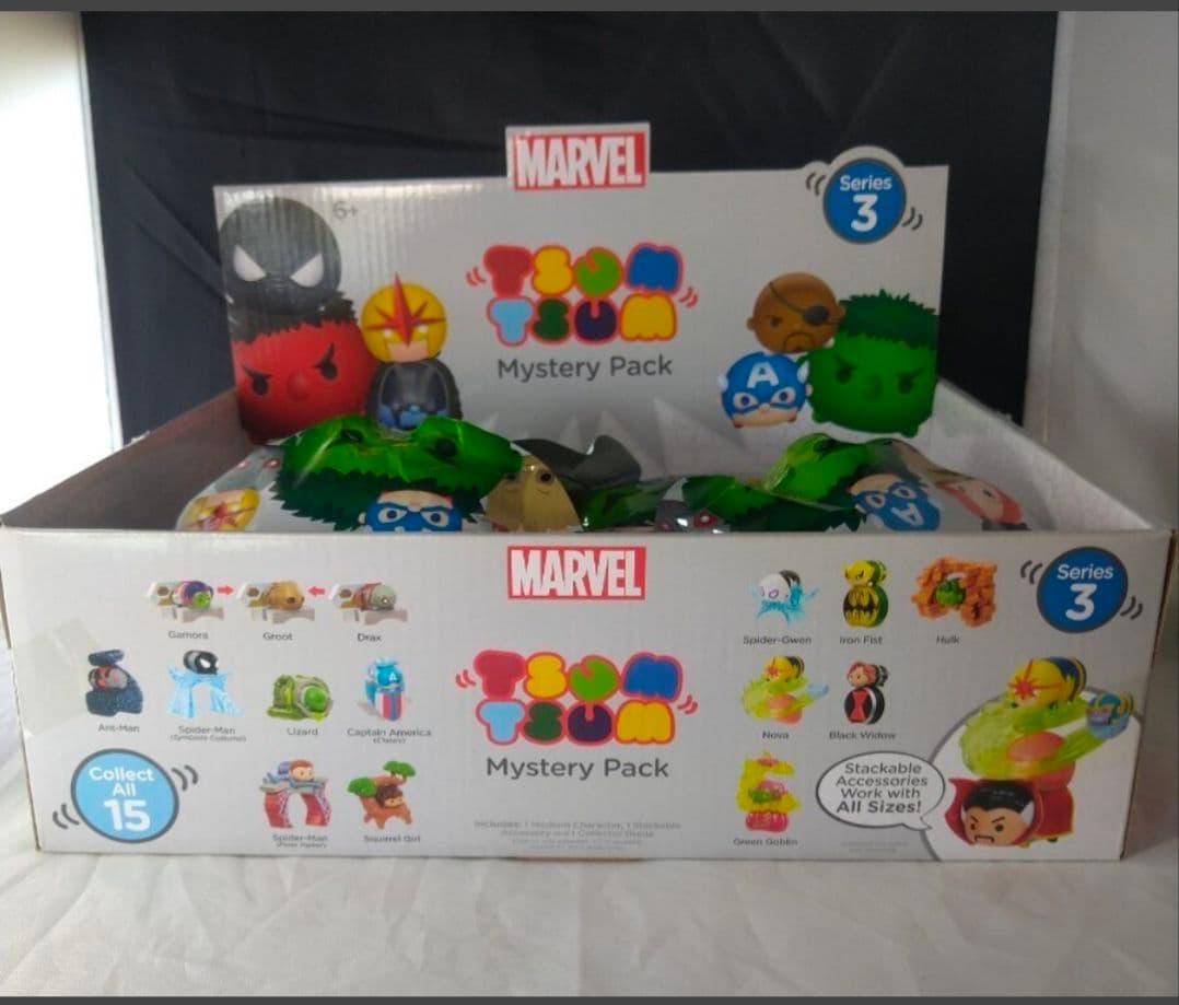 MARVEL TsumTsum MysteryPack Series3　15個入