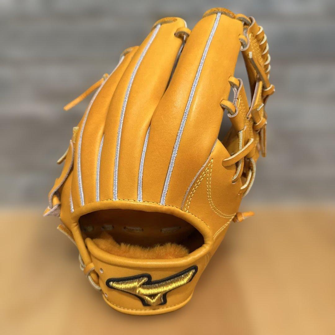 MizunoPro 硬式グローブ オレンジ