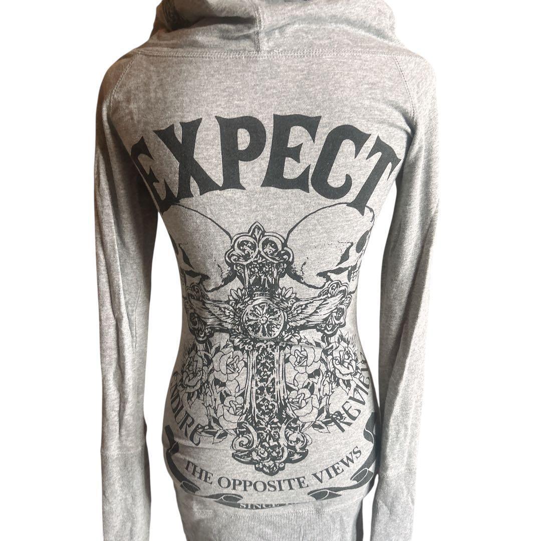 d.i.a ロングパーカー スカル 十字架 平成ギャル y2k ミニワンピ F