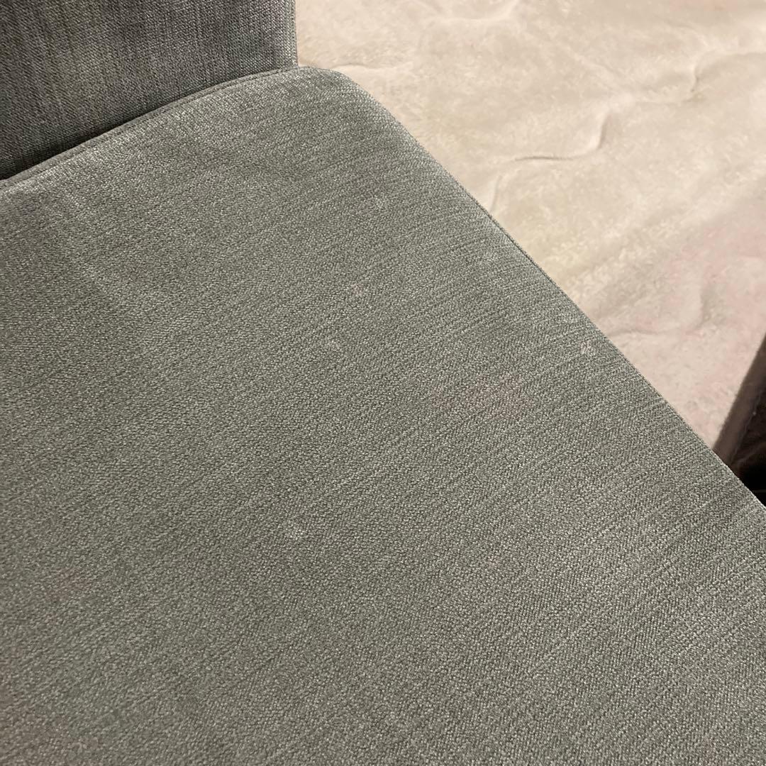 ニトリ収納付きカウチソファベッド 布張りタイプ (ノアーク2 撥水加工 DGY)