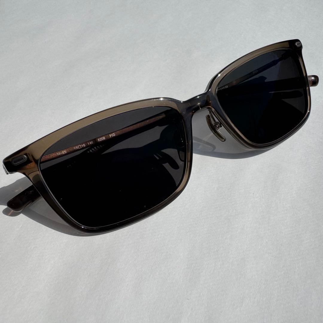 【999.9】M-85 チャコールグレー系 眼鏡フレーム