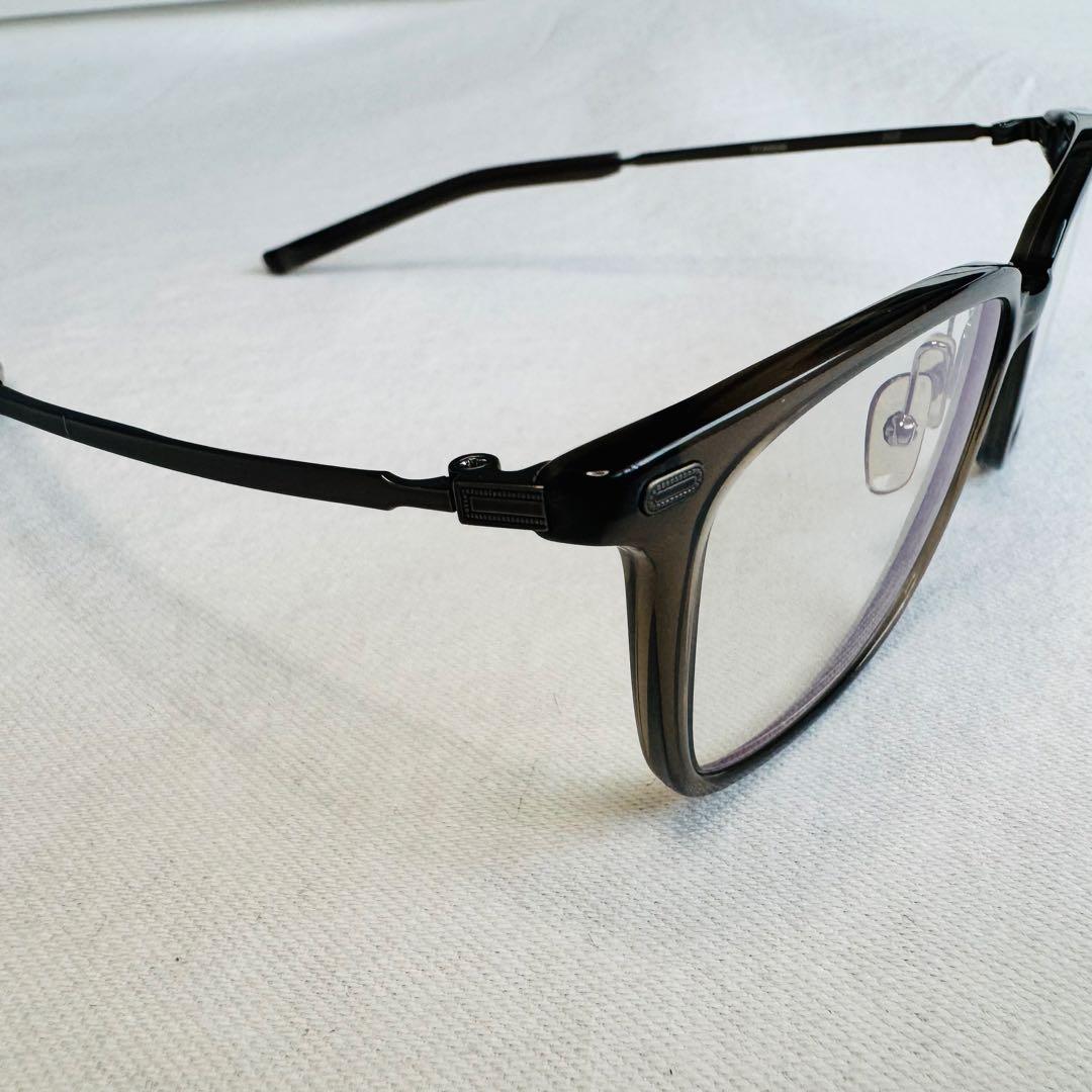 【999.9】M-85 チャコールグレー系 眼鏡フレーム