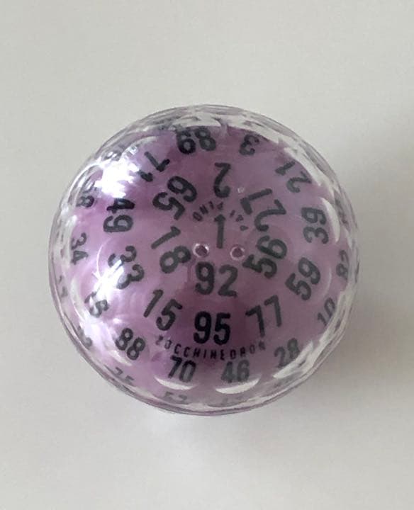 GAMESCIENCE社製 100面ダイス　紫