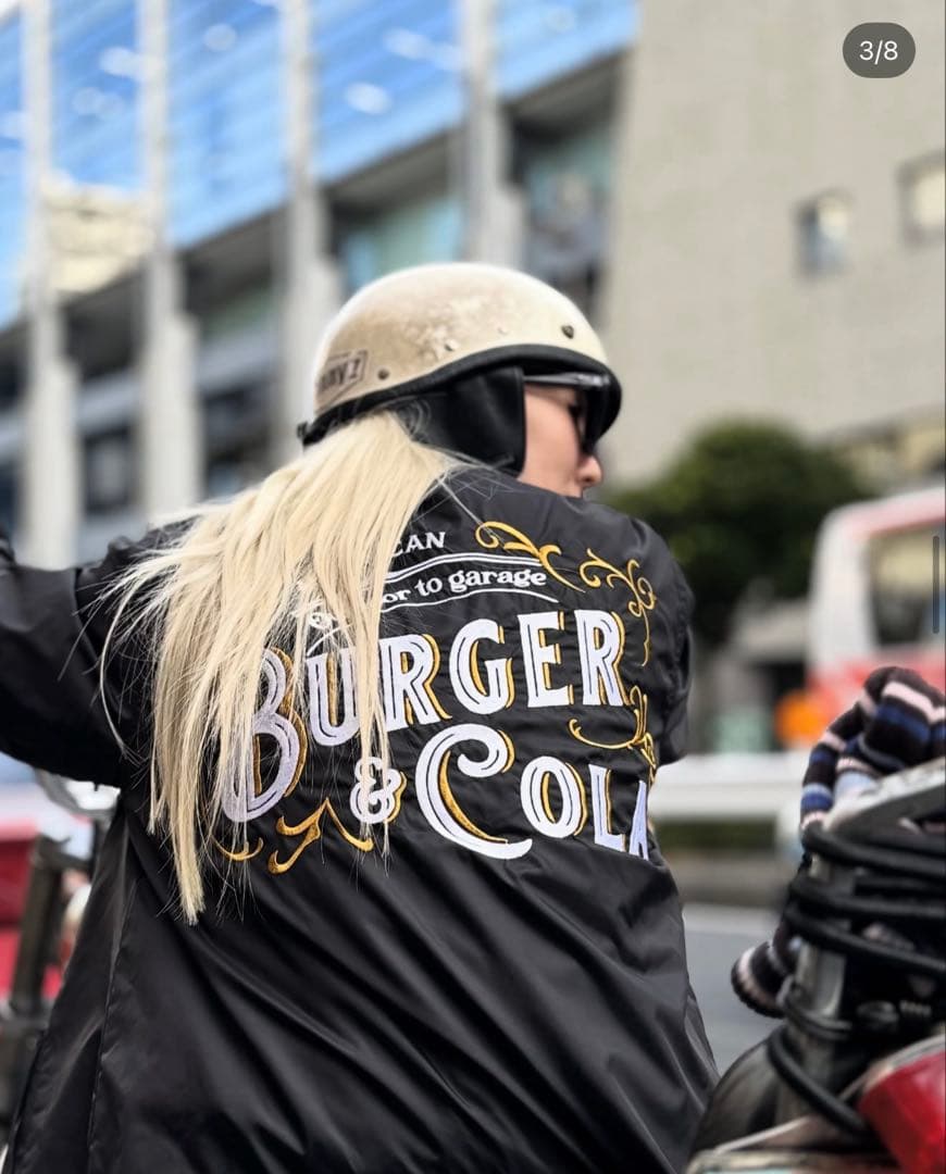 完売品‼️新品‼️BURGER&COLA✨ナイロンコーチジャケット✨サイズXXL
