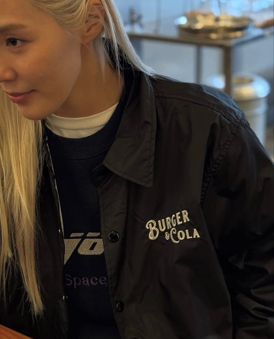 完売品‼️新品‼️BURGER&COLA✨ナイロンコーチジャケット✨サイズXXL