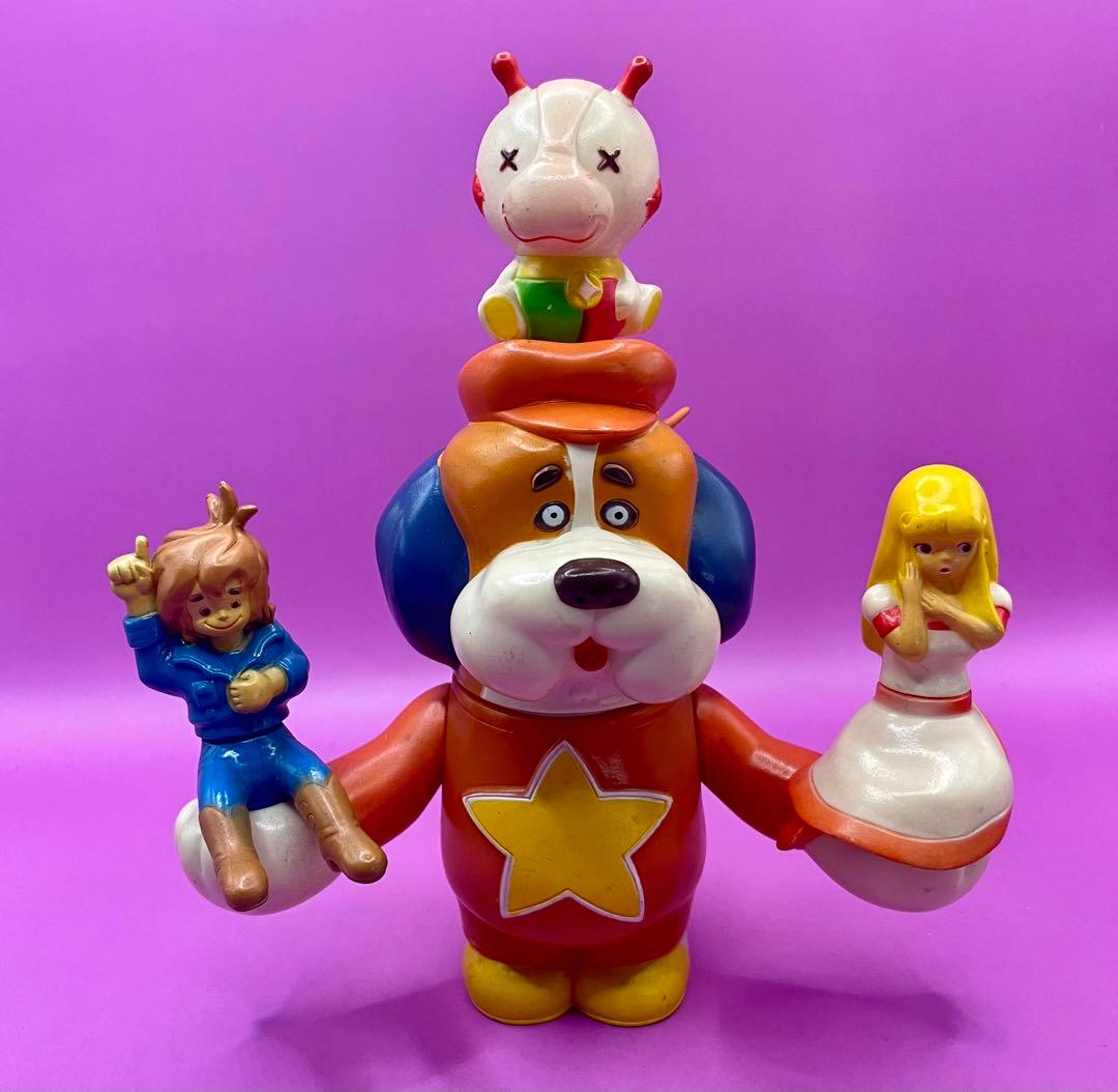 ポールのミラクル大作戦 ソフビ人形貯金箱 マグネット式脱着 良い状態の希少品