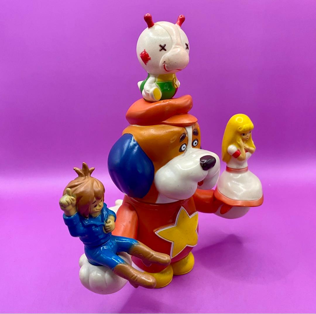 ポールのミラクル大作戦 ソフビ人形貯金箱 マグネット式脱着 良い状態の希少品