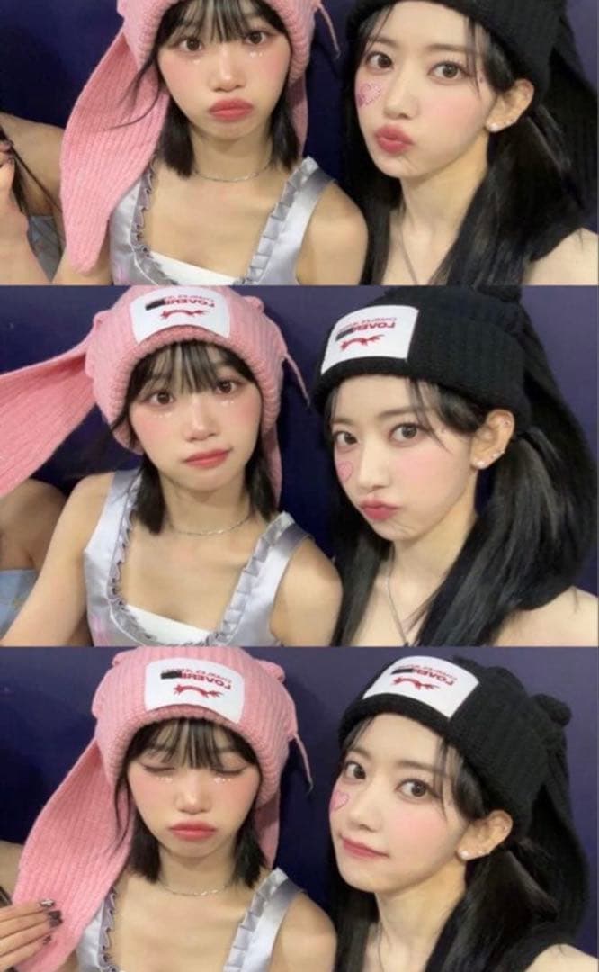 loverboy ラバーボーイ ニット帽 うさ耳 チャンビン チェウォン