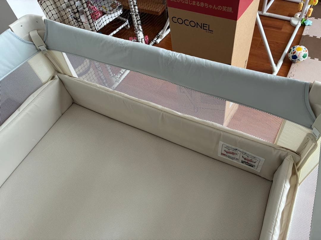 2025年　4月購入　アップリカ　ココネルエアーAB ベビーベッド