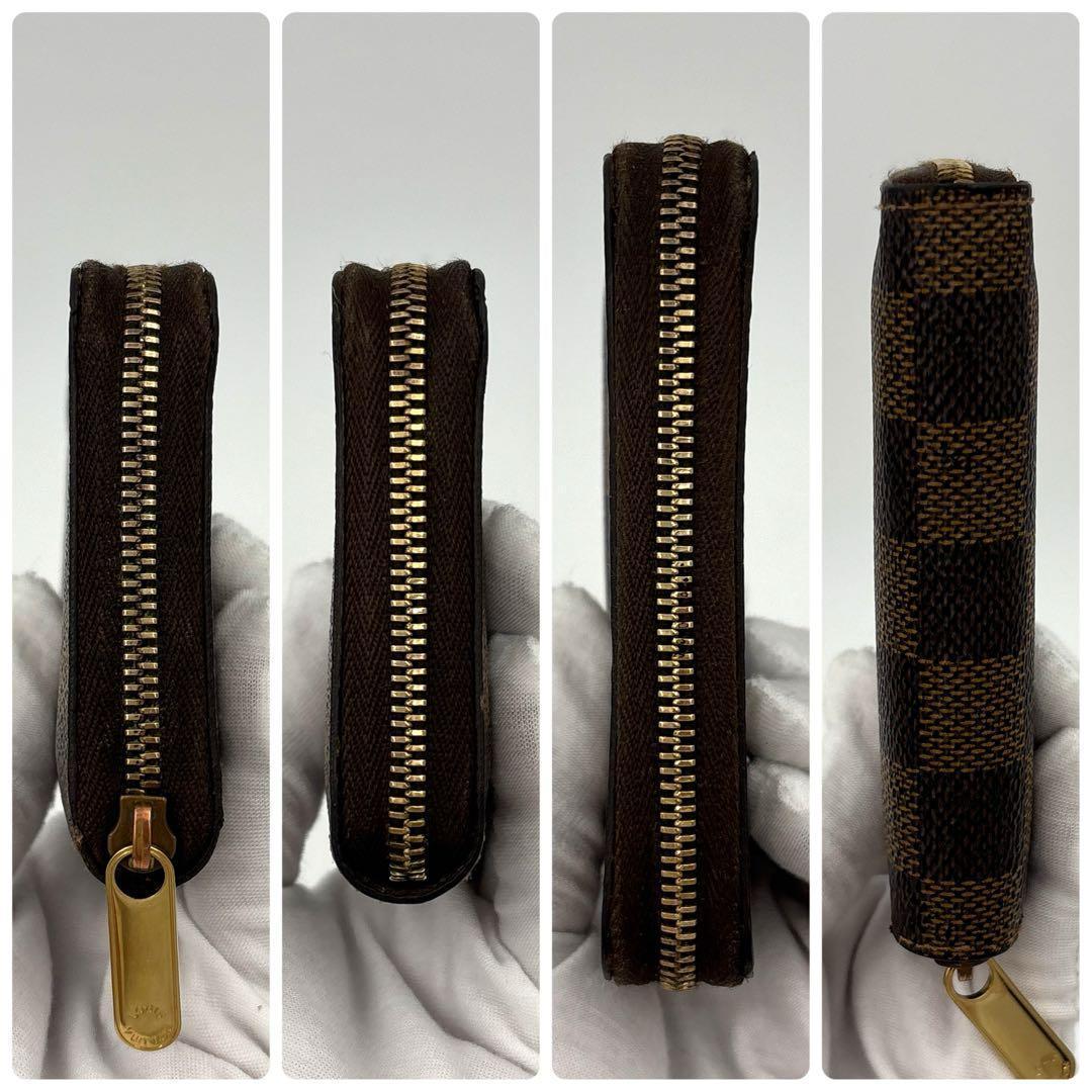 美品♪ルイヴィトン ダミエ エベヌ ジッピーパース ケース 小銭入れ