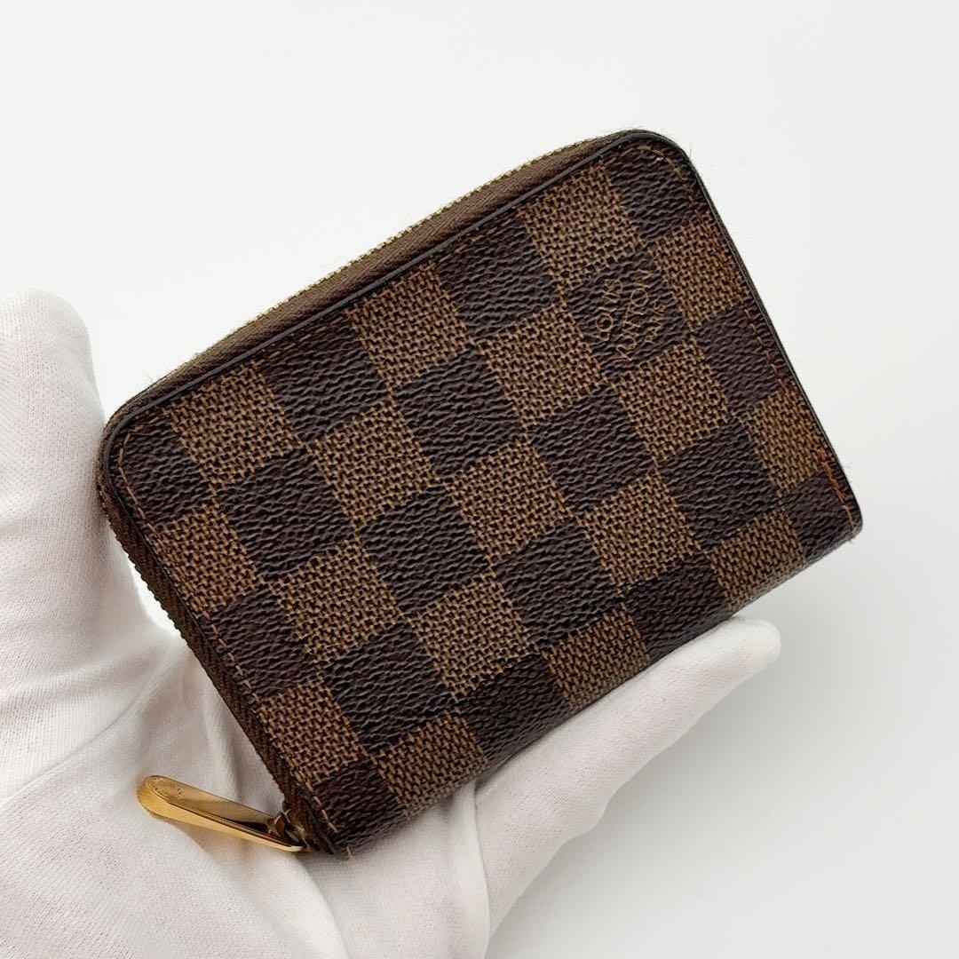 美品♪ルイヴィトン ダミエ エベヌ ジッピーパース ケース 小銭入れ