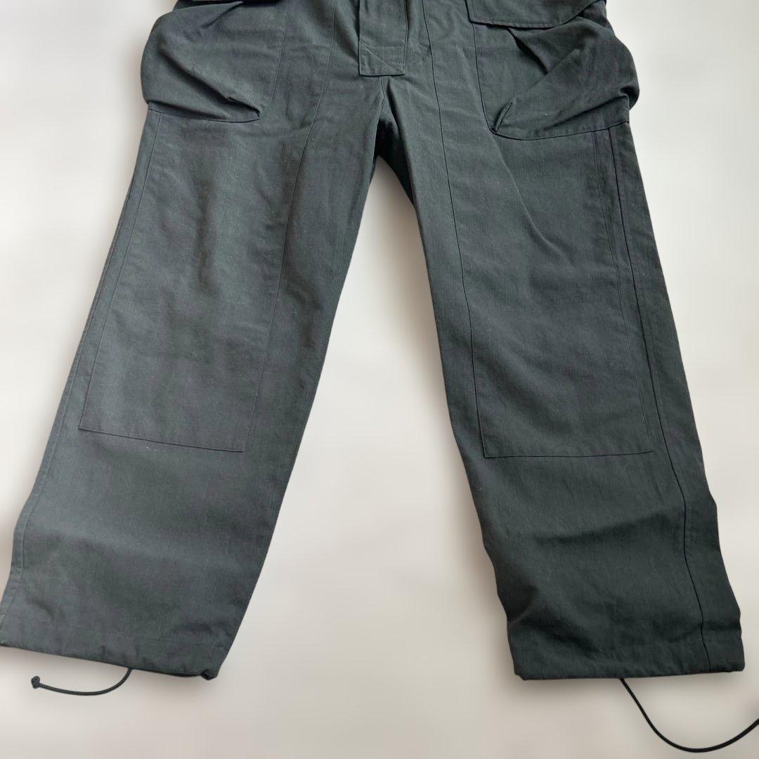 スノーピーク　peak ダークグレー オーバーオール サロペット　焚火