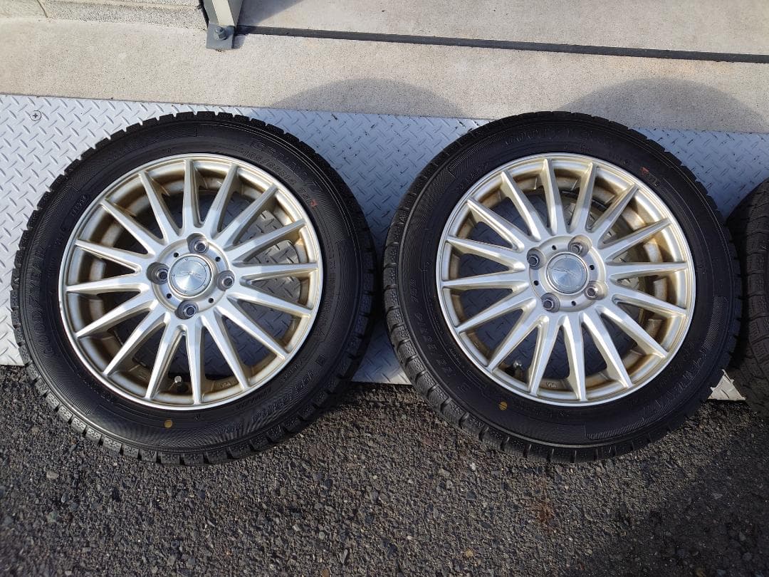 21年製 GOODYEAR ICENAV7 スタッドレス 155/65R14