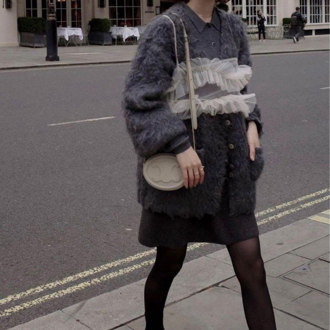 あやか【Eaphi】新品未使用 SHAGGY KNIT CARDIGAN