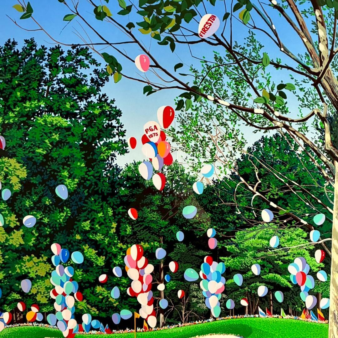 【ロビー】美品 ヒロ・ヤマガタ「PGAチャンピオンシップ」シルクスクリーン