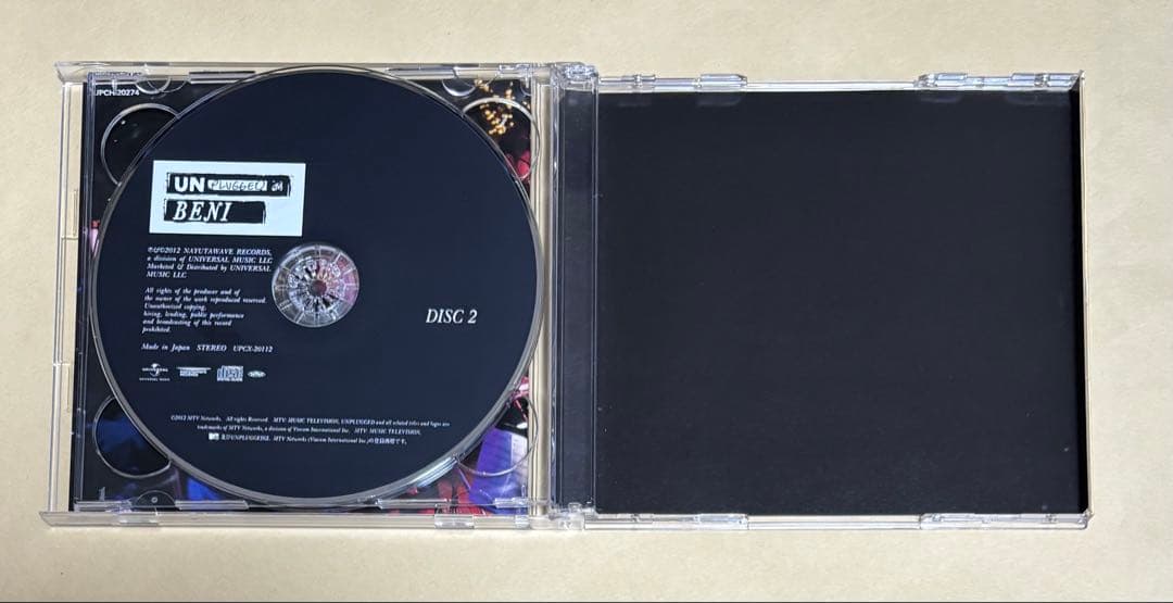 廃盤 BENI MTV Unplugged DVD CD