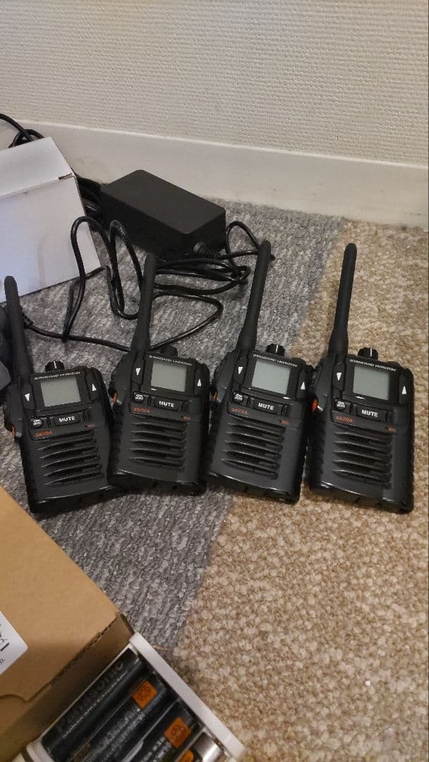 防災準備　特定小電力トランシーバー SR70A　 4台セット