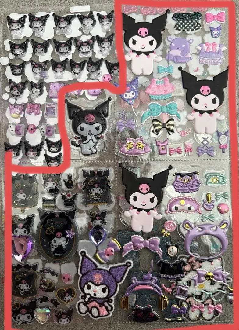 【完成品】シール帳　サンリオ　ラブブ　たまごっち　　その他もたくさんあります！