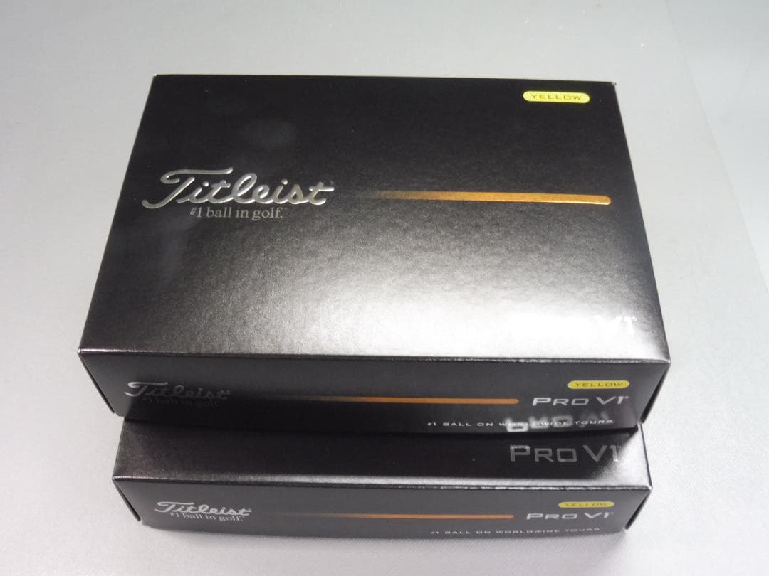 タイトリスト　PRO　V1　2025 イエロー　2ダース　未使用品