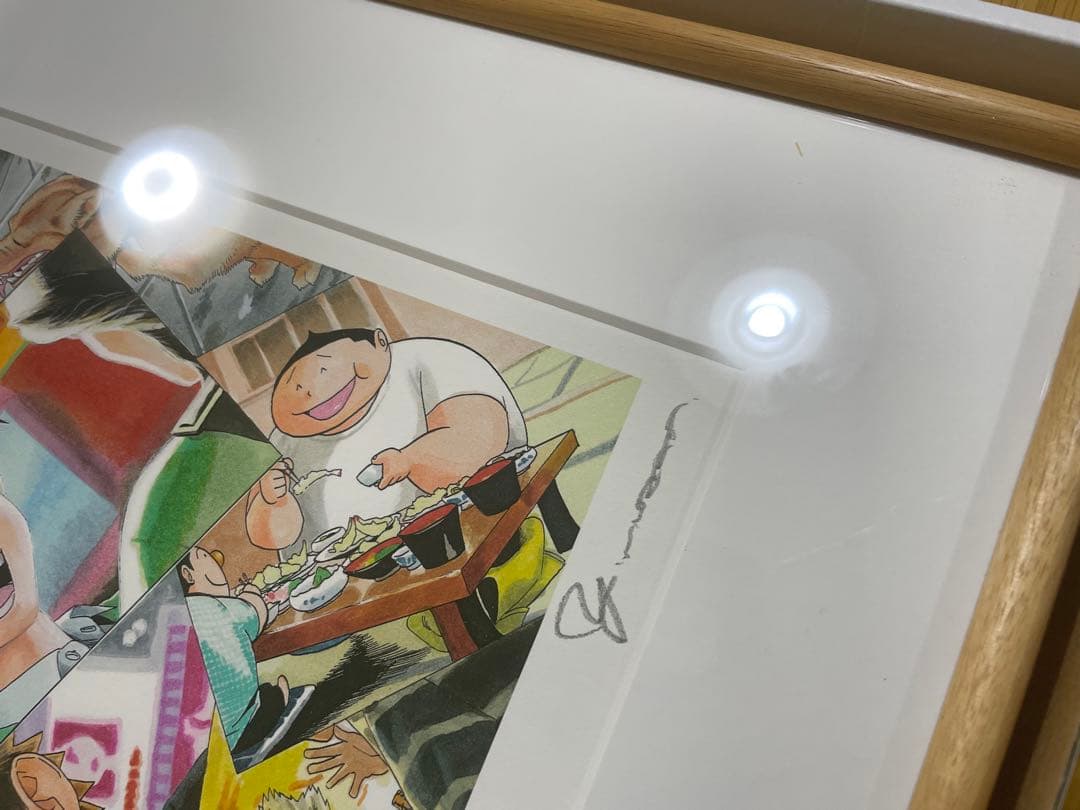 アイシールド21 複製原画 村田雄介 直筆サイン　リトグラフ