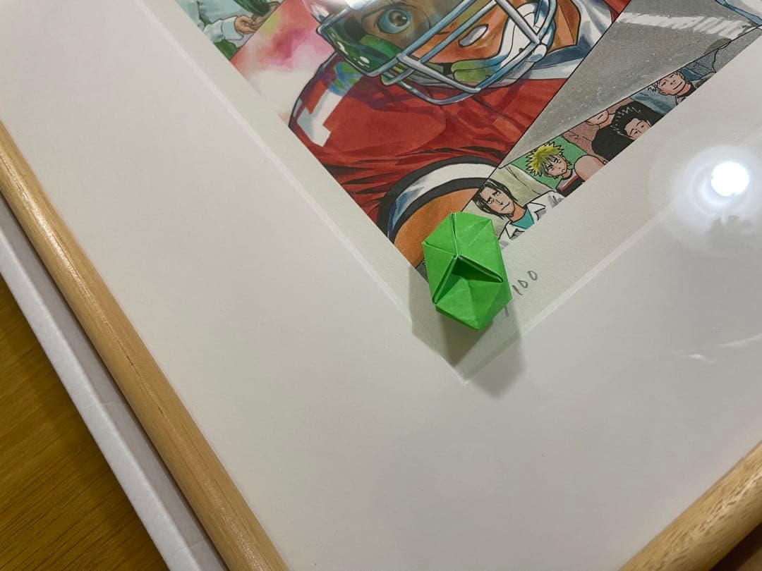 アイシールド21 複製原画 村田雄介 直筆サイン　リトグラフ