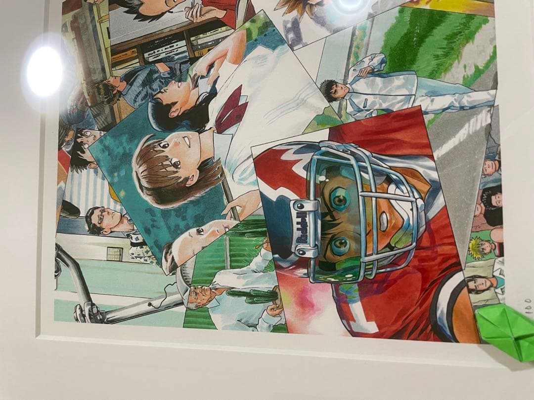 アイシールド21 複製原画 村田雄介 直筆サイン　リトグラフ