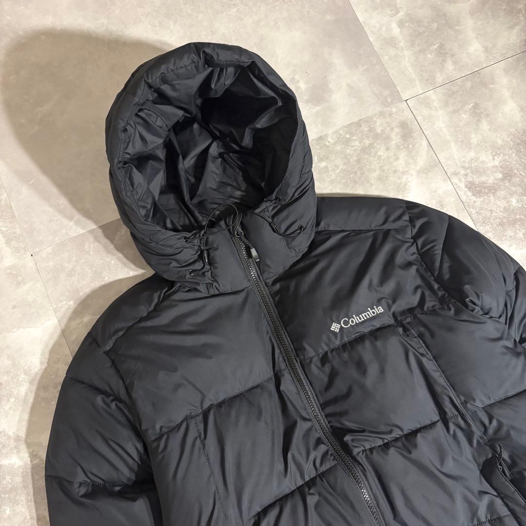 【大人気❗️即完売❗️】極暖！columbia ダウン 黒 ブラック XL