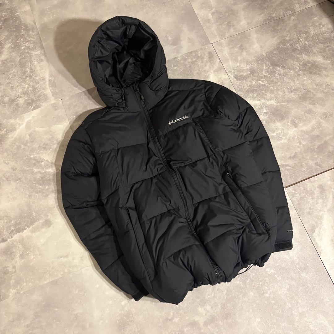【大人気❗️即完売❗️】極暖！columbia ダウン 黒 ブラック XL