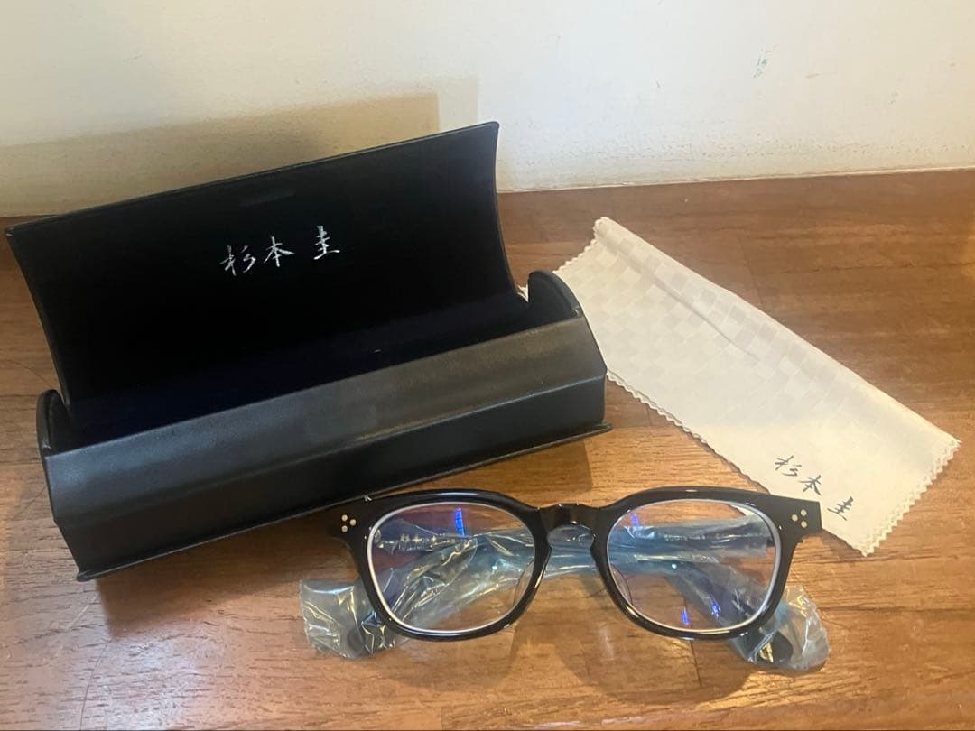杉本 圭 KS-130 celluloid メガネ ブラック セルロイド