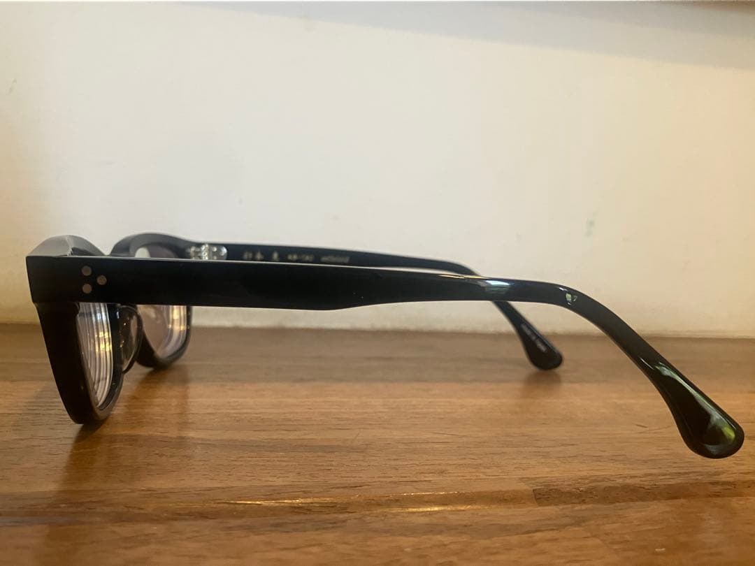 杉本 圭 KS-130 celluloid メガネ ブラック セルロイド