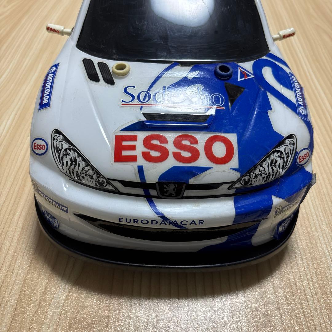 【送料込】プジョー ラジコン PEUGEOT 206 WRC 1/10